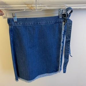 Madewell Denim Wrap Skirt